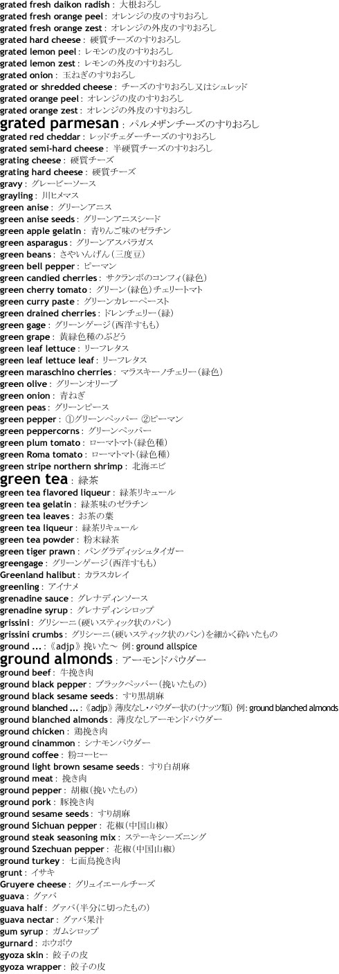 英和辞書:G2